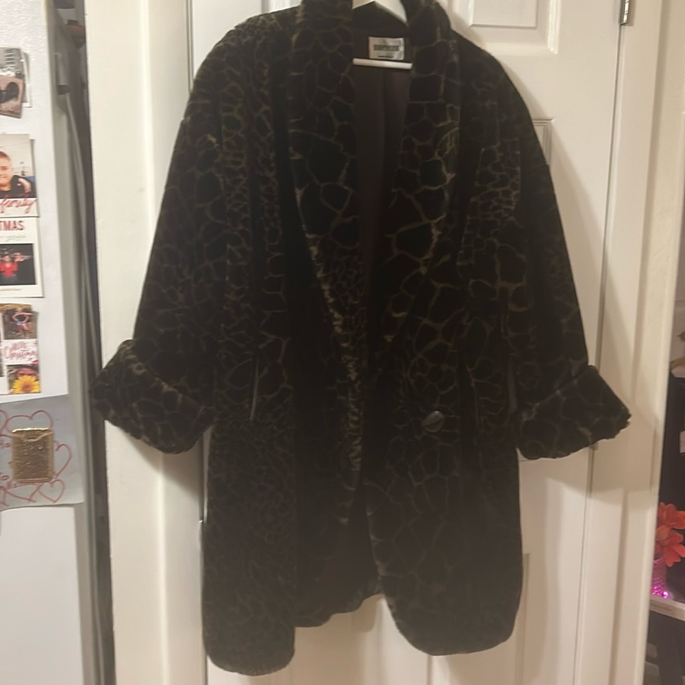 Faux fur three quarter length in excellent condition